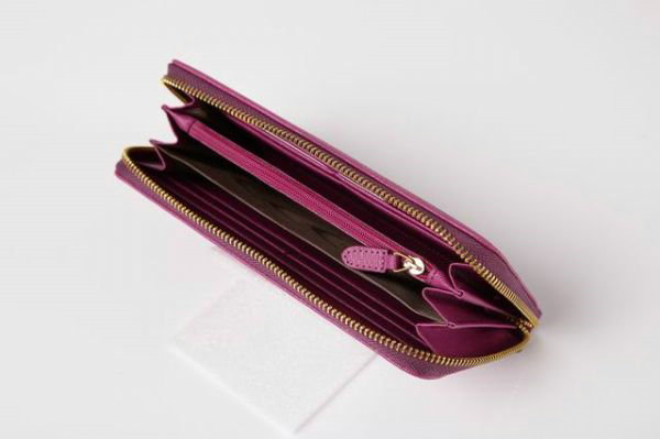 YSL zippy wallet 241153 purple